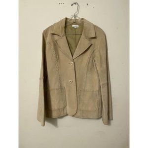 VTG CHARLOTTE RUSSE Real Leather Western Jacket Southwestern Rodeo Rockabilly L